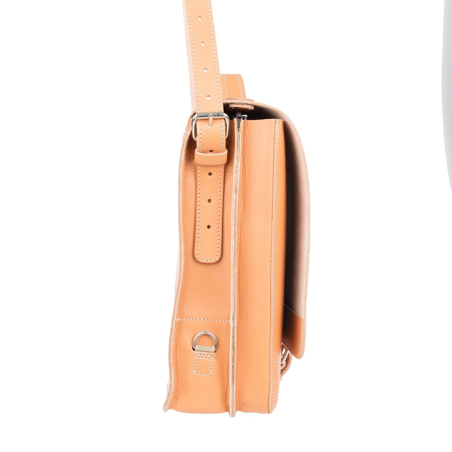 Ruitertassen Classic 2526 Leather Shoulder Bag, Natural Leather Messenger Bag Ruitertassen