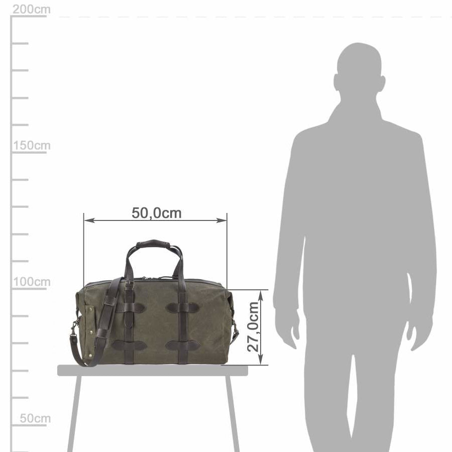 Ruitertassen Canvas Overland Duffle Bag Travel Bag Ruitertassen