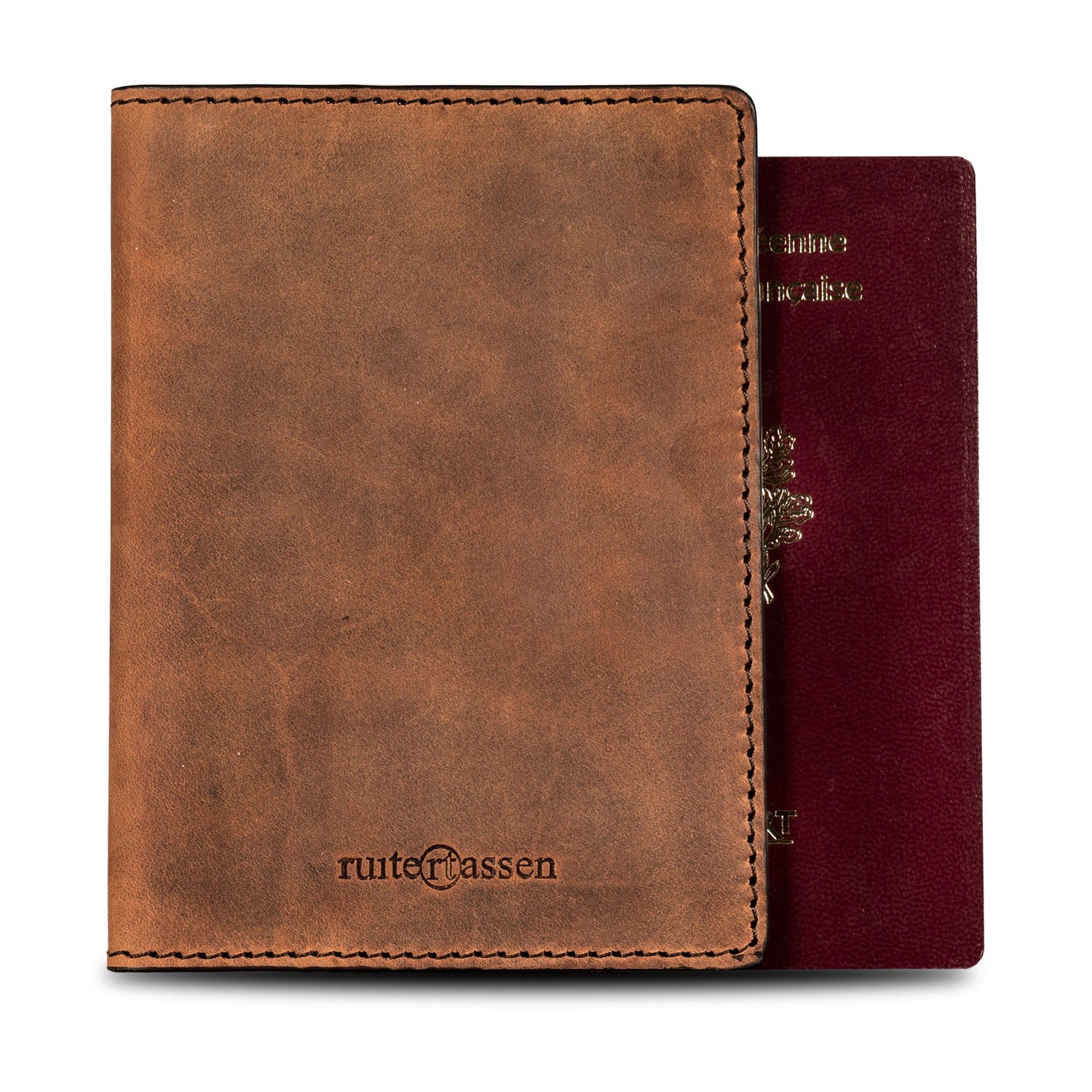 Ruitertassen Vintage Passport Cover Leather Wallet Ruitertassen
