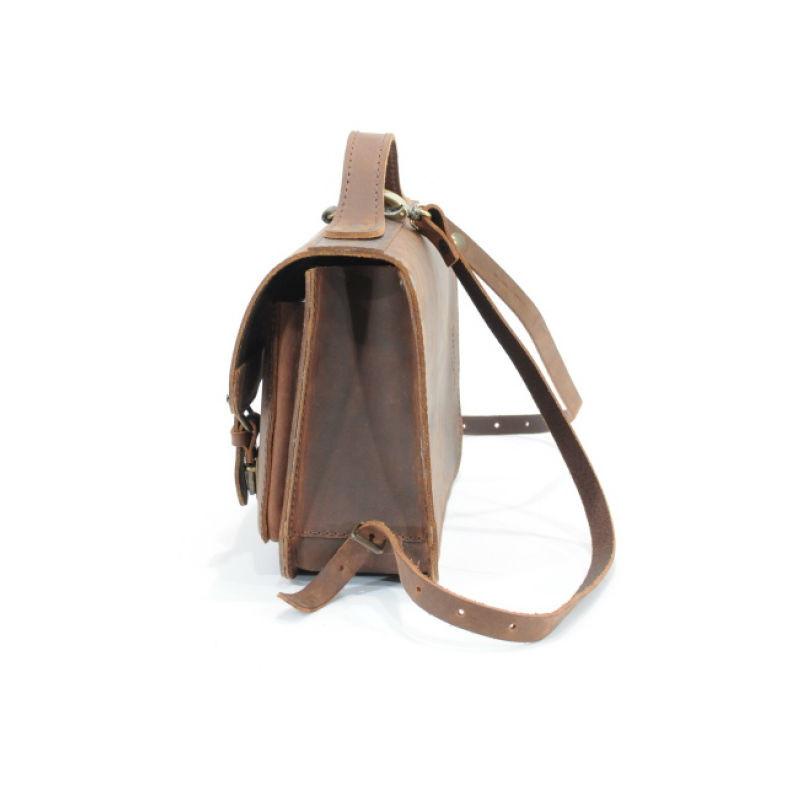 Ruitertassen Classic Kids' School Bag, Brown Leather Bag Ruitertassen