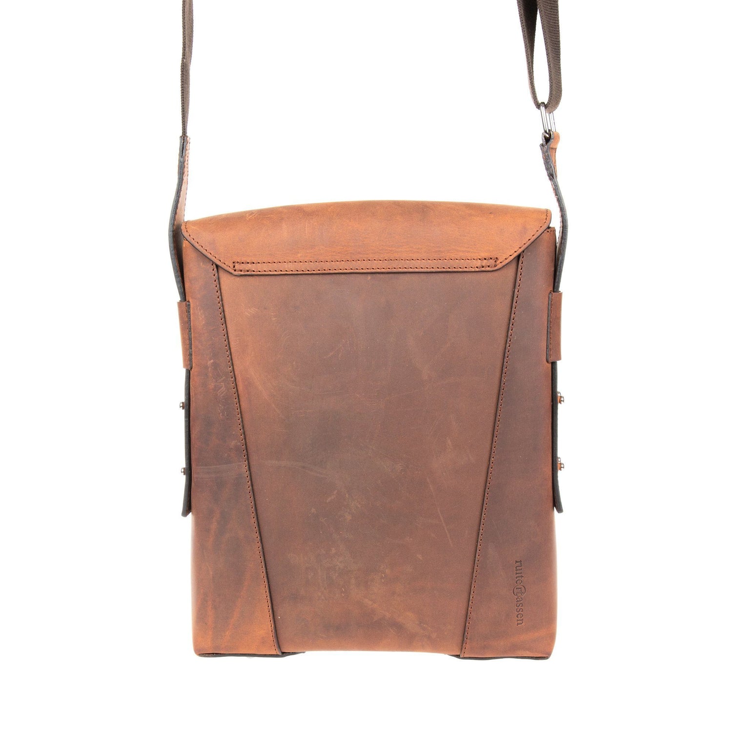 Ruitertassen Classic 2175 Leather Shoulder Bag, Ranger Brown Leather Messenger Bag Ruitertassen