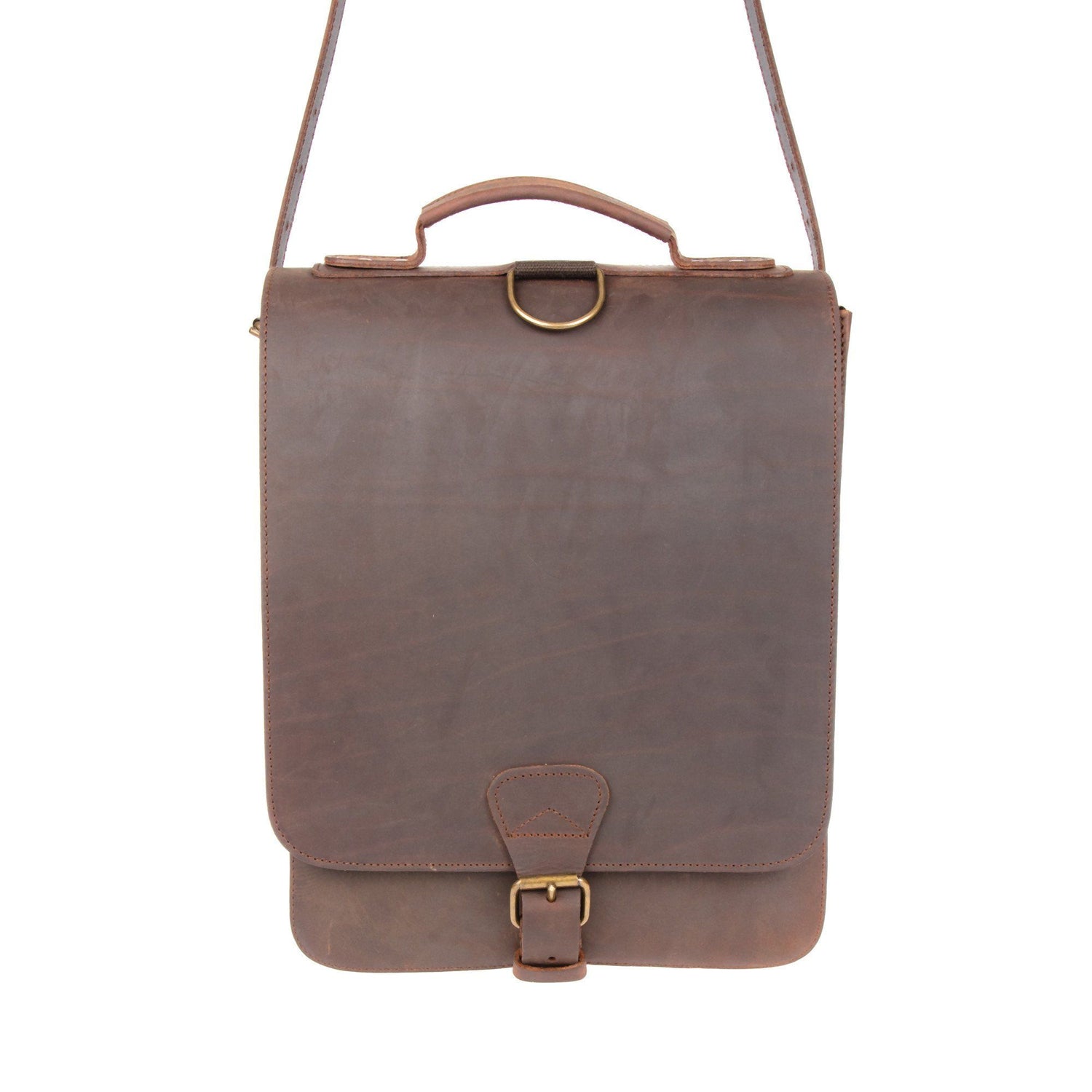 Ruitertassen Classic 2526 Leather Shoulder Bag, Ranger Brown Leather Messenger Bag Ruitertassen