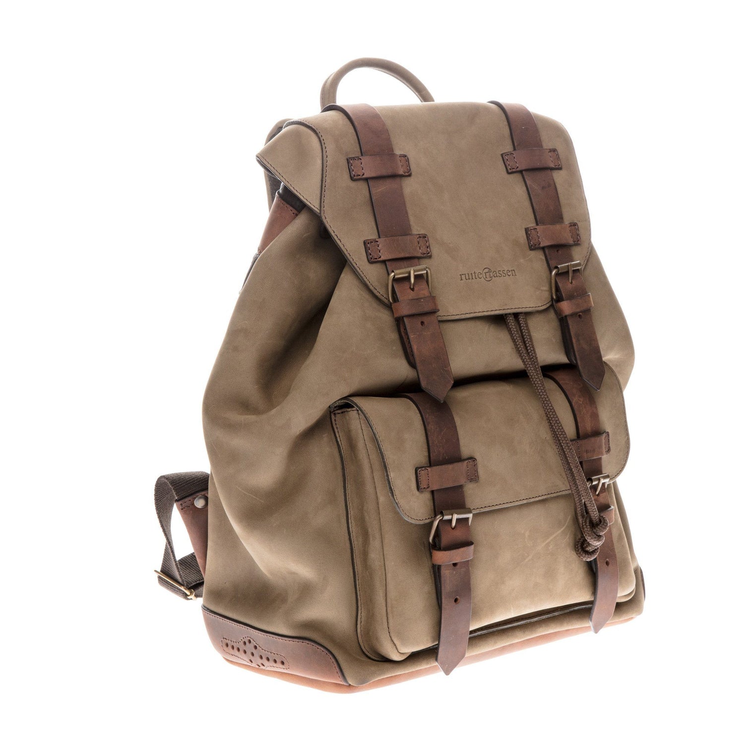 Ruitertassen Leisure Leather Backpack Backpack Ruitertassen