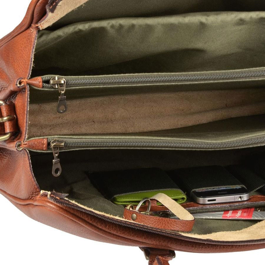 Ruitertassen Soft 4021 Leather Briefcase, Brown Leather Briefcase Ruitertassen