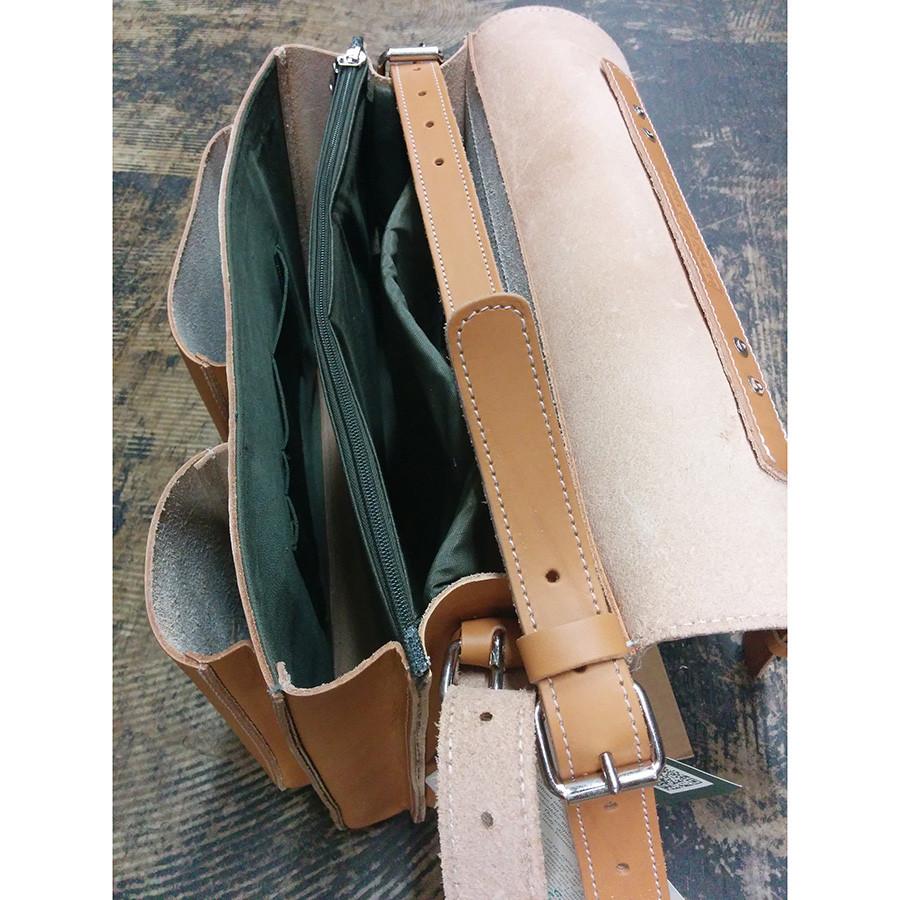 Ruitertassen Classic 2337 Leather Messenger Bag, Natural Leather Messenger Bag Ruitertassen