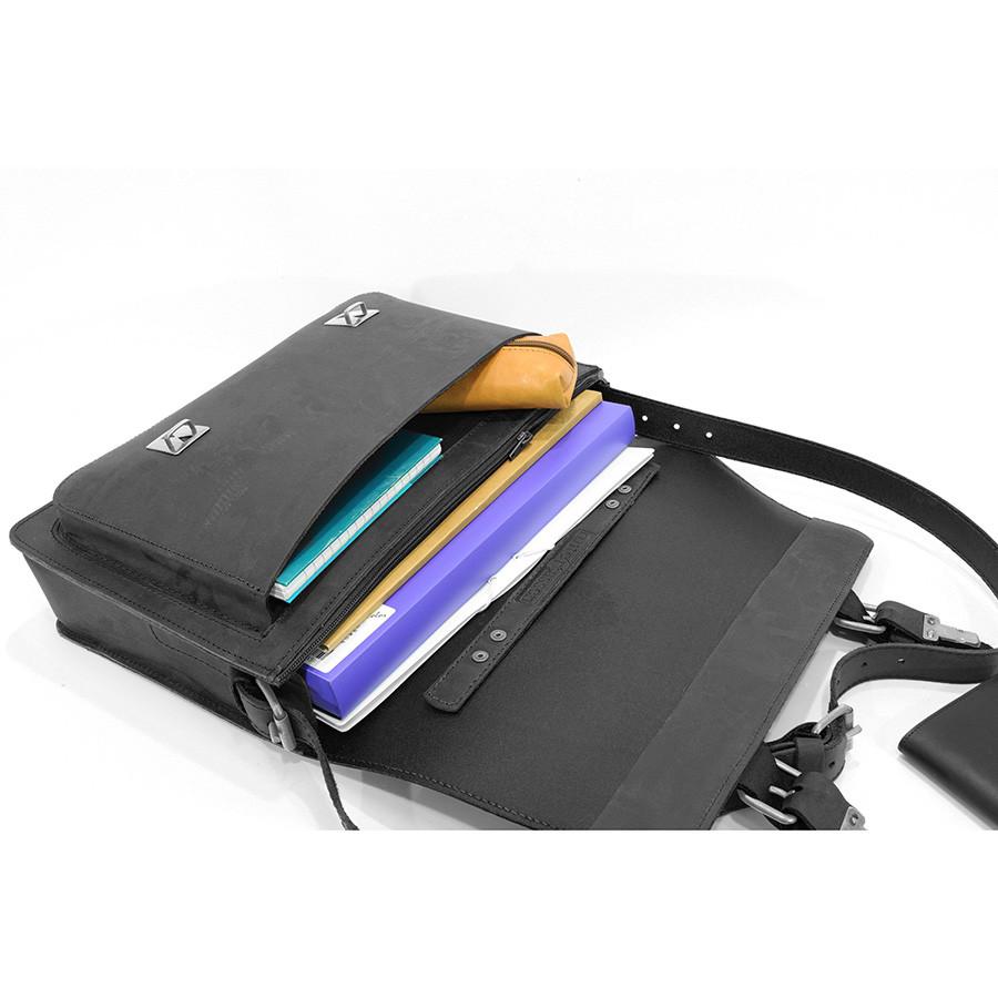 Ruitertassen Classic 2103 Leather Briefcase, Black Leather Briefcase Ruitertassen