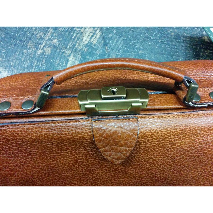 Ruitertassen Soft 4100 Leather Doctor's Bag, Brown Grooming Travel Case Ruitertassen