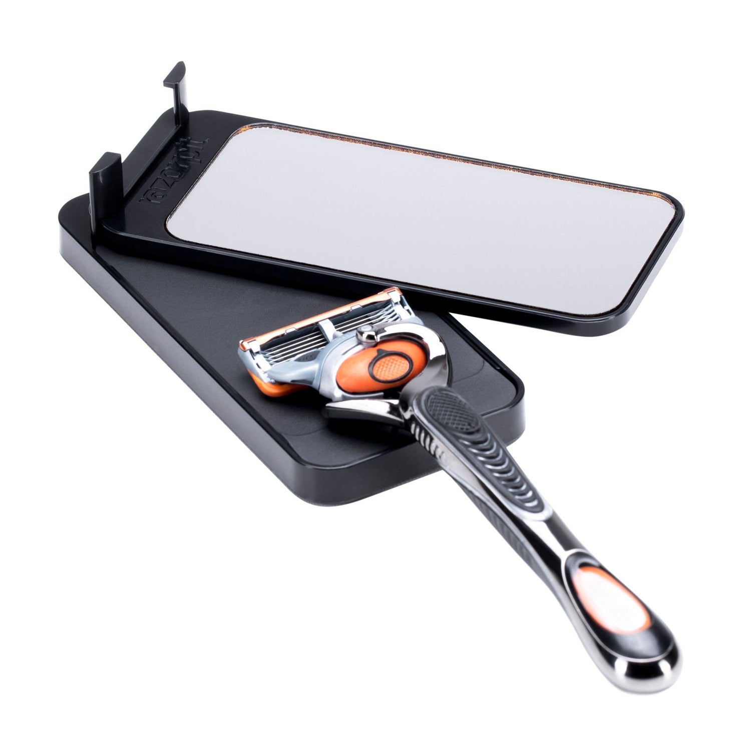 RazorPit 3.0 Razor Blade Sharpener with Mirror & Wall Mount Cartridge Type Safety Razor RazorPit