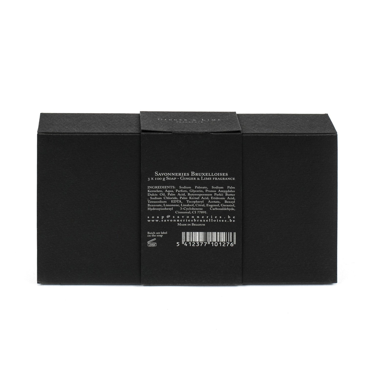 Savonneries Bruxelloises Exclusive Box, Ginger and Lime Body Soap Discontinued