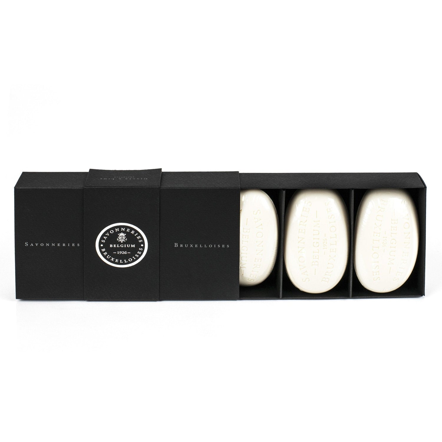 Savonneries Bruxelloises Exclusive Box, Ginger and Lime Body Soap Discontinued