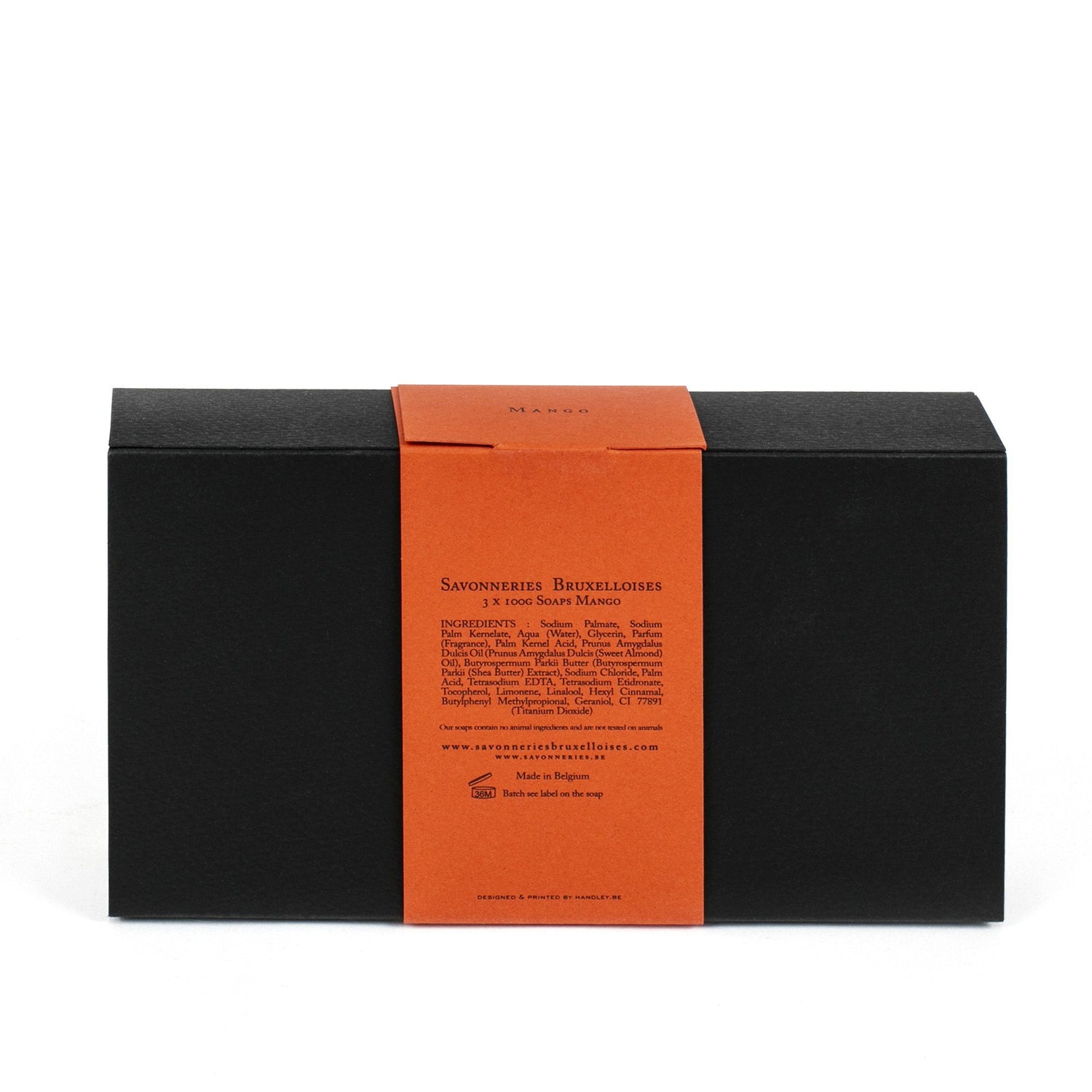Savonneries Bruxelloises Exclusive Box, Mango Body Soap Savonneries Bruxelloises