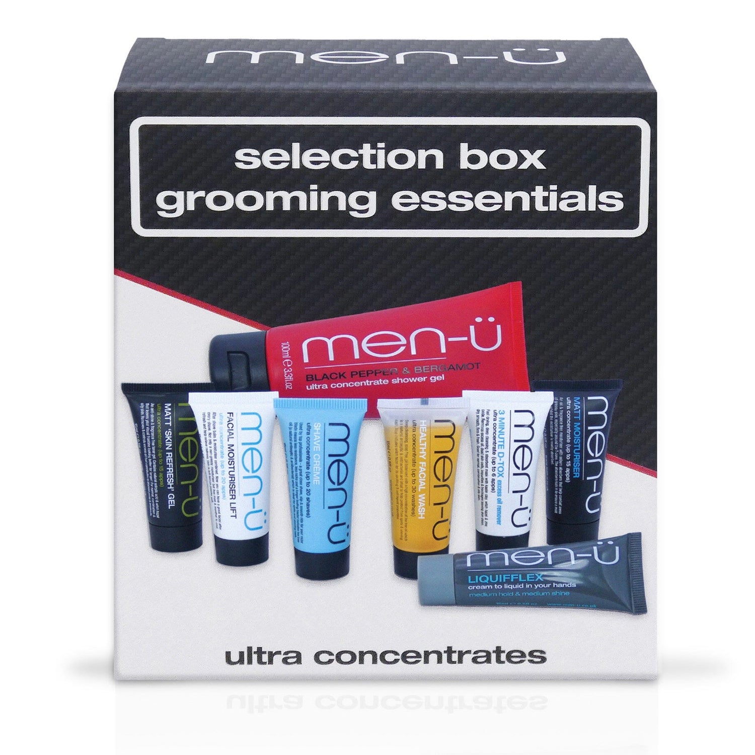men-u Selection Box Grooming Essentials Men's Grooming Kit Men-U