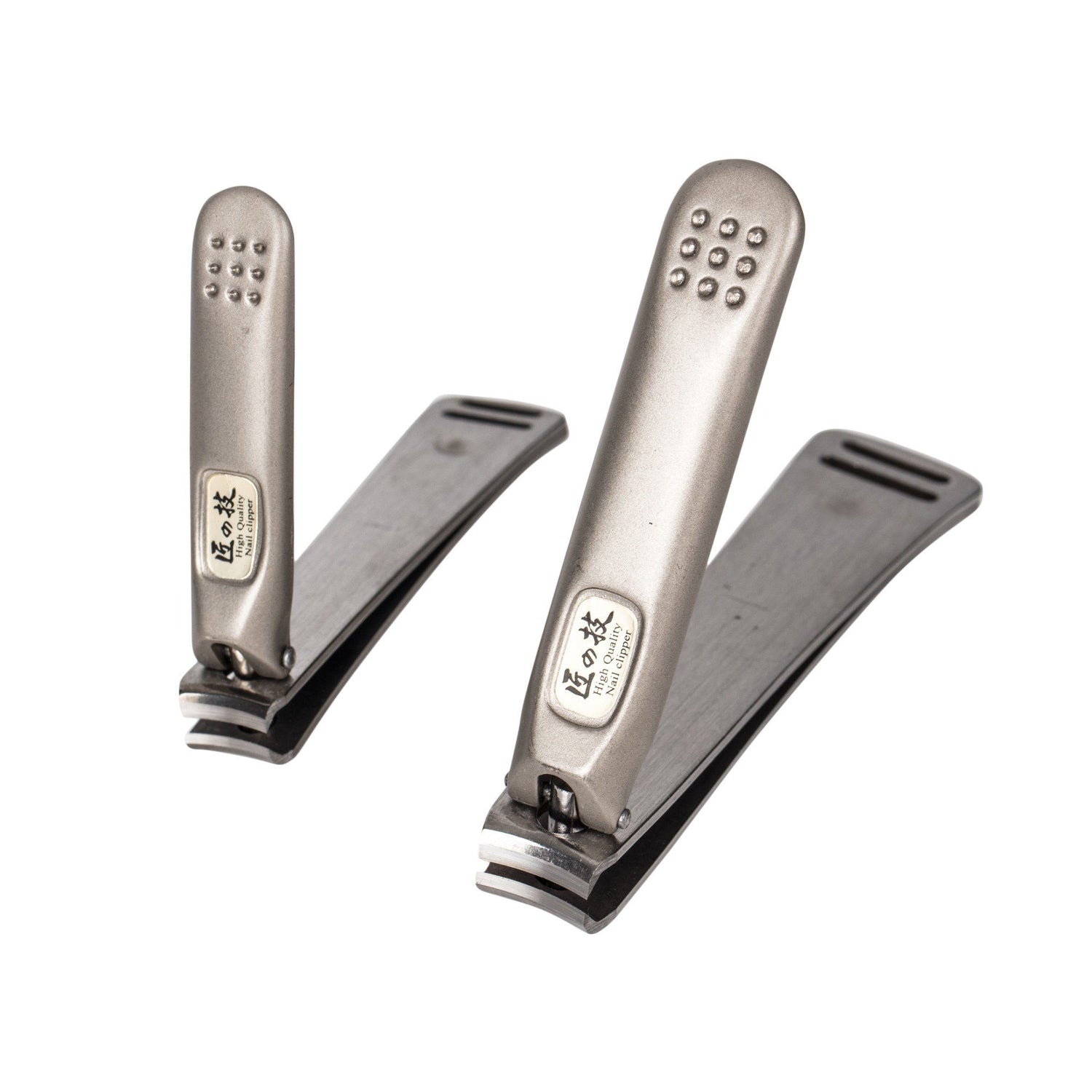 Seki Edge Craftsman 2-Piece Luxury Grooming Kit, Black Leather Zip Case Manicure Set Seki Edge