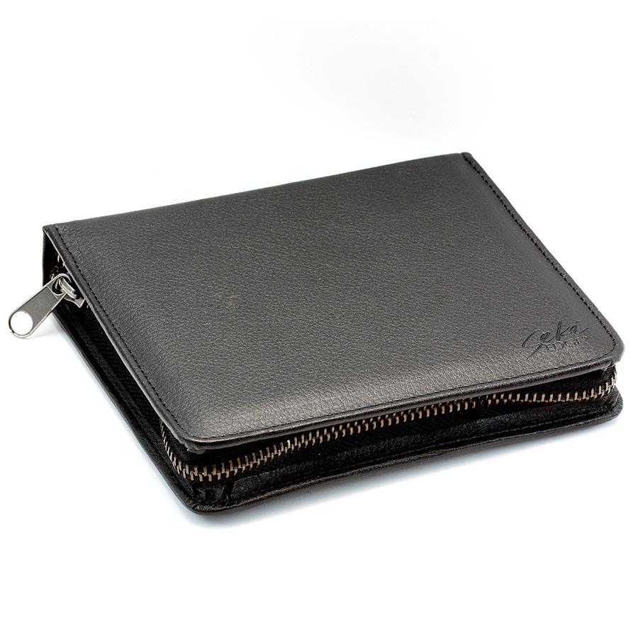 Seki Edge 3-Piece Stainless Steel Men's Premium Grooming Kit, Black Zip Case Manicure Set Seki Edge