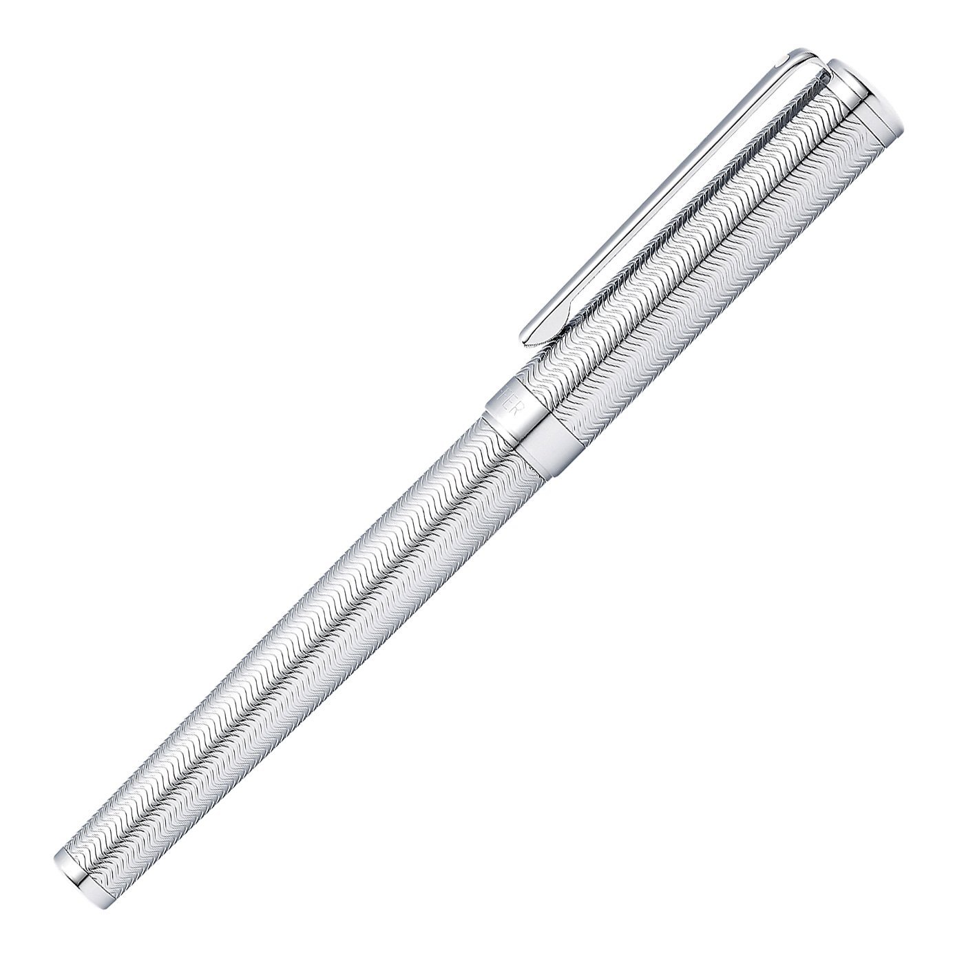 Sheaffer Intensity Fountain Pen, Engraved Chrome Finish with Chrome Plate Trim, Medium Nib Fountain Pen Sheaffer