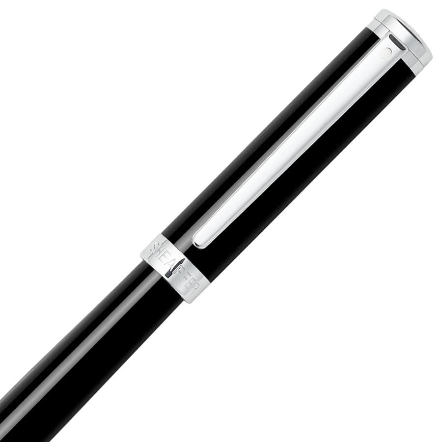 Sheaffer Intensity Fountain Pen, Onyx with Chrome Plate Trim, Medium Nib Fountain Pen Sheaffer