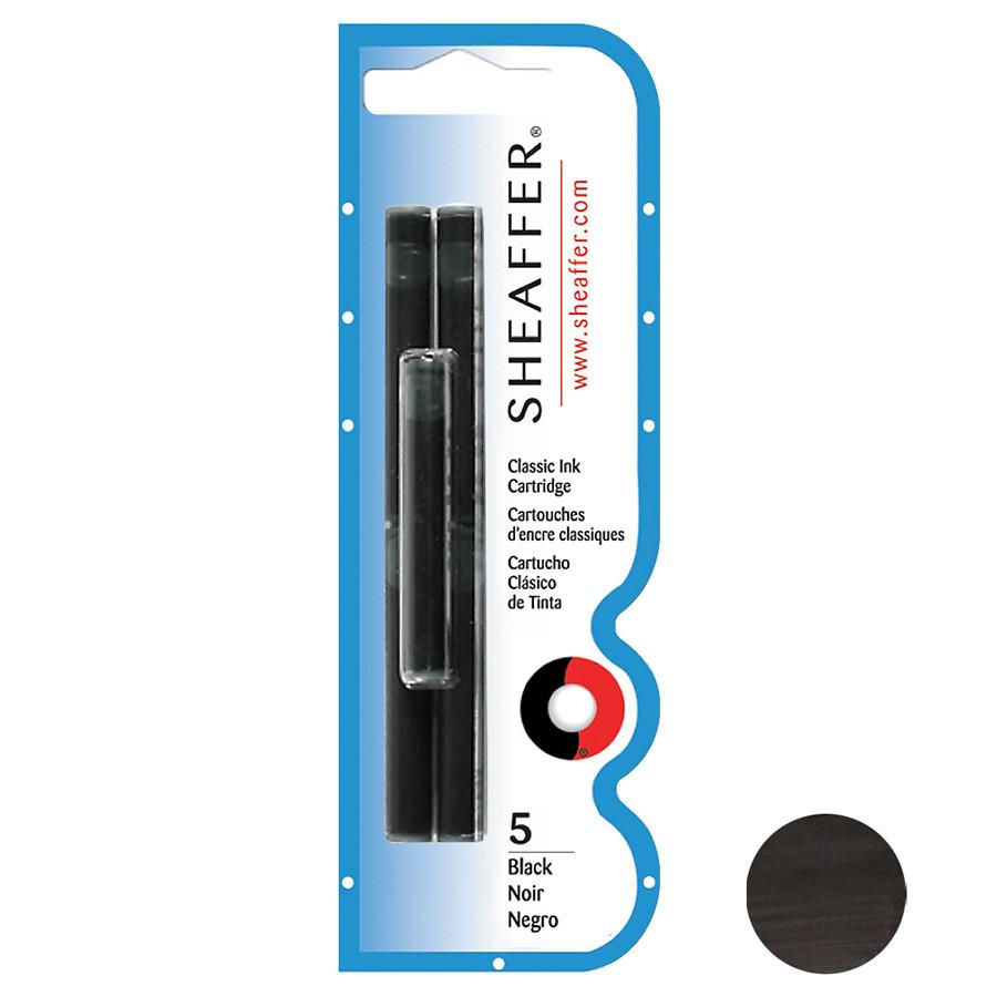 Sheaffer Skrip Fountain Pen Ink Cartridges, 5-pack Ink Refill Sheaffer Black 