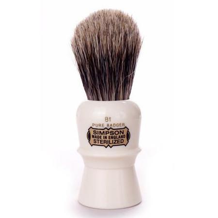 Simpsons Beaufort B1 Pure Badger Shaving Brush Badger Bristles Shaving Brush Simpsons