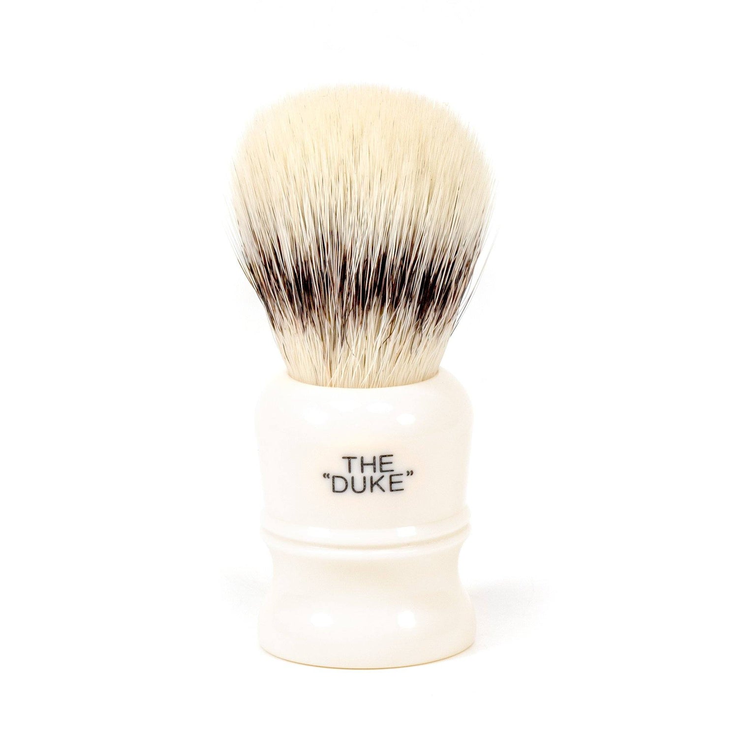 Simpsons Duke 3 Synthetic Shaving Brush, Faux Ivory Handle Synthetic Bristles Shaving Brush Simpsons