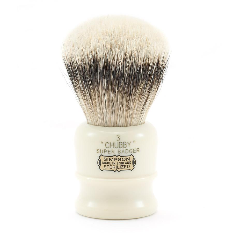 Simpsons Chubby 3 Super Badger Shaving Brush Badger Bristles Shaving Brush Simpsons