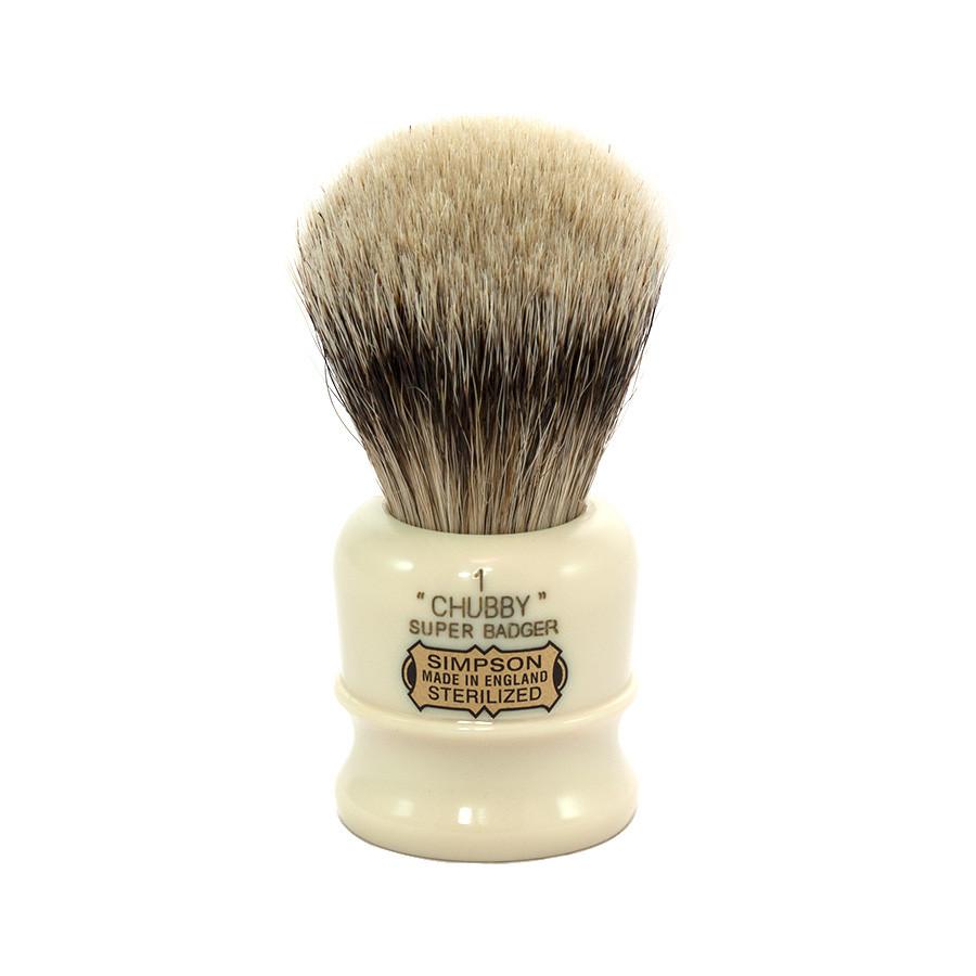 Simpsons Chubby 1 Super Badger Shaving Brush Badger Bristles Shaving Brush Simpsons
