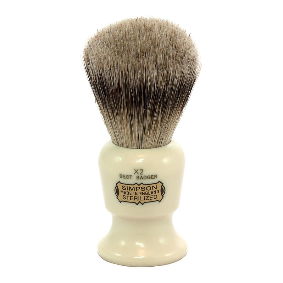 Simpsons The Commodore X2 Best Badger Shaving Brush Badger Bristles Shaving Brush Simpsons 