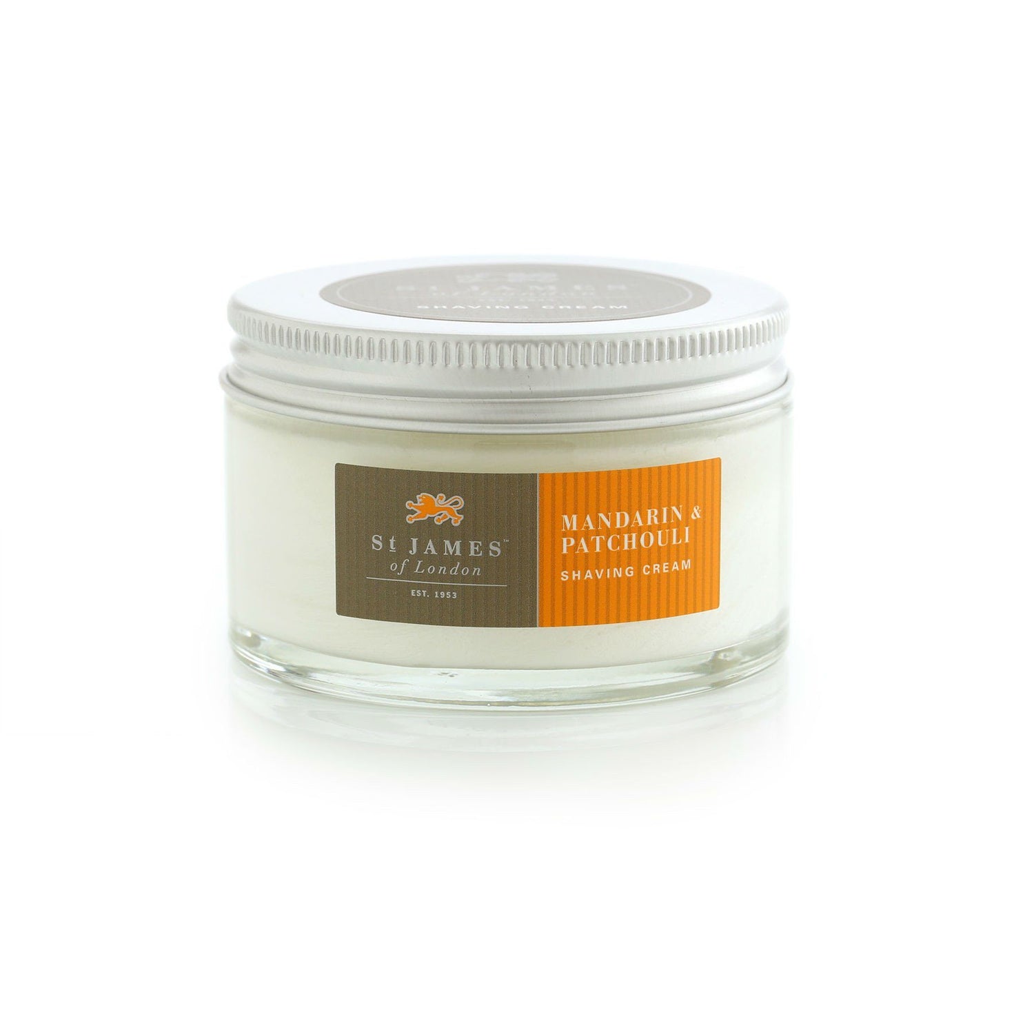 St. James of London Mandarin & Patchouli Shave Cream Shaving Cream St. James of London Jar: 5.07 fl oz (150 ml)