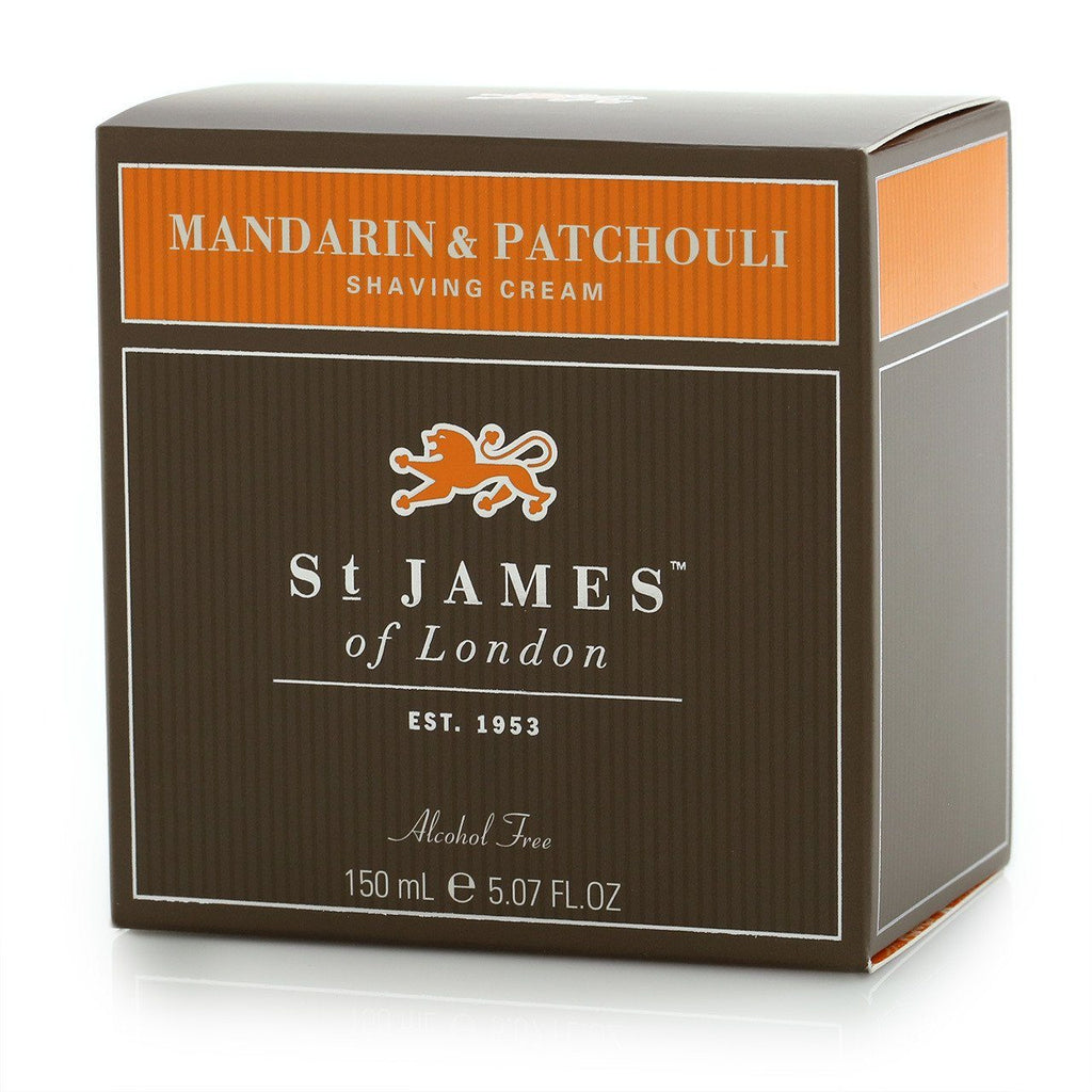 St. James of London Mandarin & Patchouli Shave Cream Shaving Cream St. James of London 