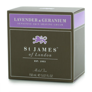 St. James of London Lavender & Geranium Shave Cream Shaving Cream St. James of London 
