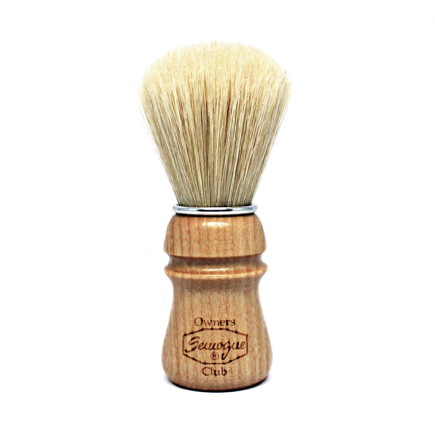 Semogue Owners Club Pure Bristle Shaving Brush, Ash Wood Boar Bristles Shaving Brush Semogue