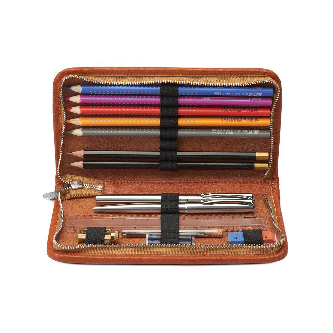 Sonnenleder “Novalis” Vegetable Tanned Leather Pen and Pencil Case Pen Case Sonnenleder