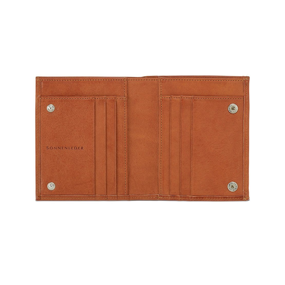 Sonnenleder “Wienfluss G” Vegetable Tanned Leather Wallet with Coin Purse Leather Wallet Sonnenleder Natural