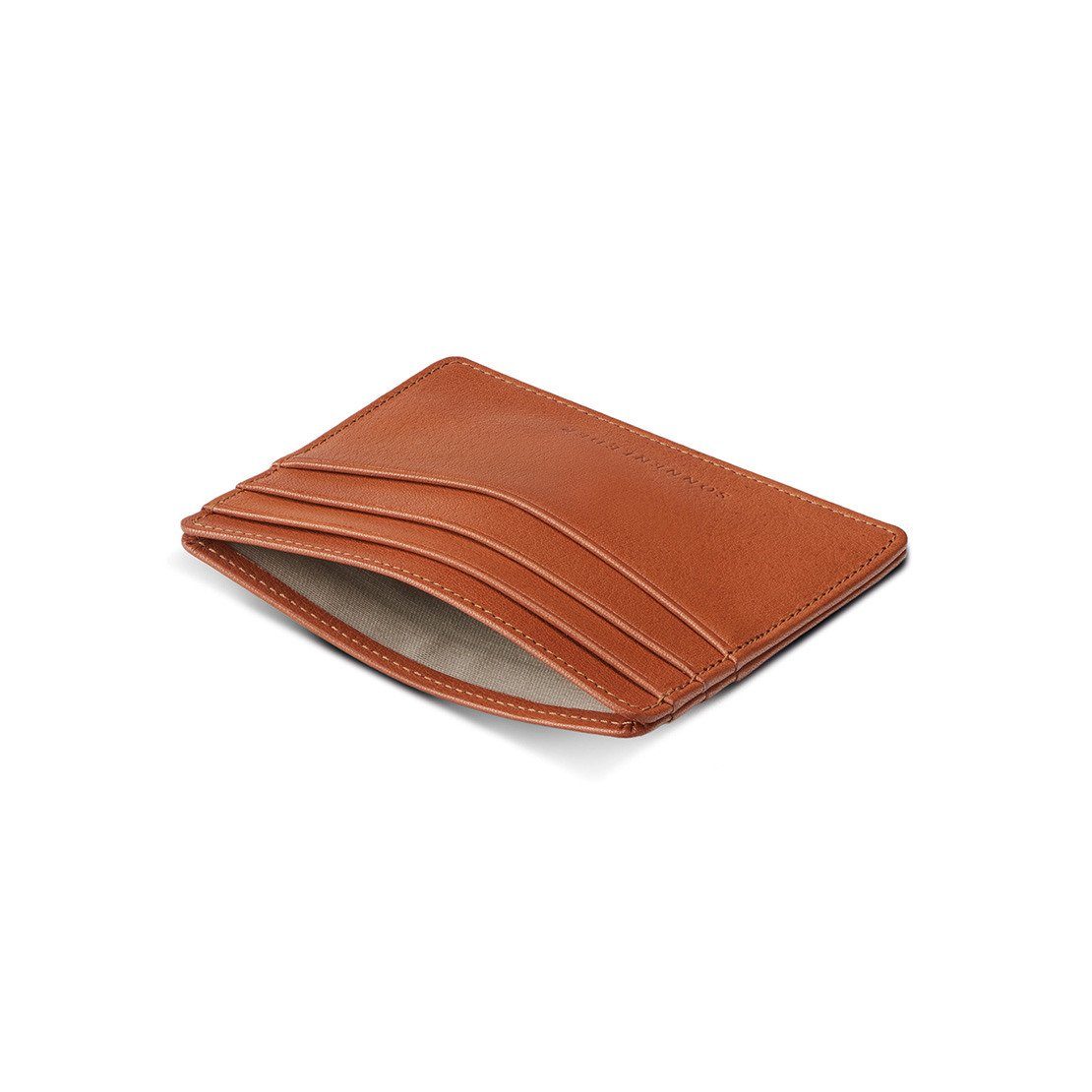 Sonnenleder “Elz” Vegetable Tanned Leather Credit Card Case Leather Wallet Sonnenleder