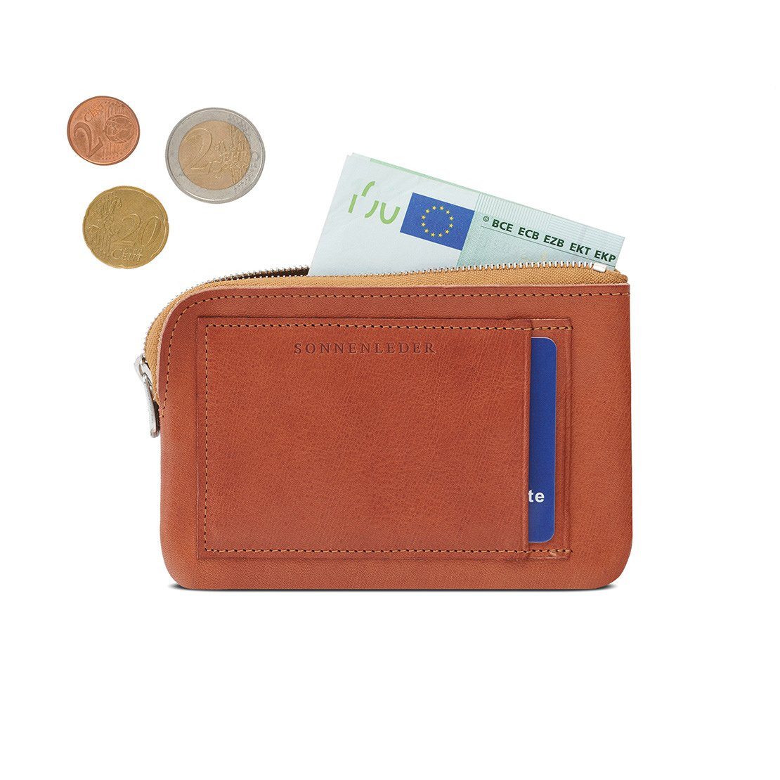Sonnenleder “Monteverdi” Vegetable Tanned Leather Pouch Leather Wallet Sonnenleder