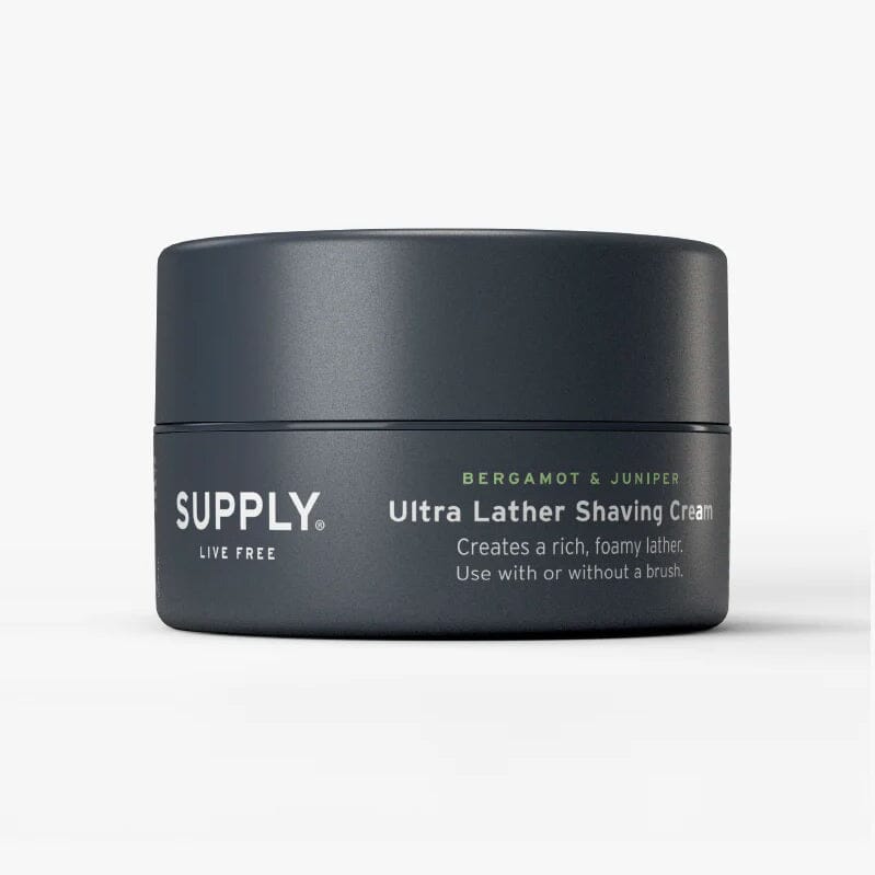 SUPPLY Ultra Lather Shaving Cream Shaving Cream SUPPLY Bergamot & Juniper