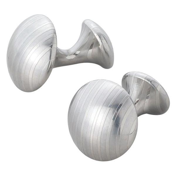 Suwada Damascus Cufflinks, Round Cufflinks Suwada