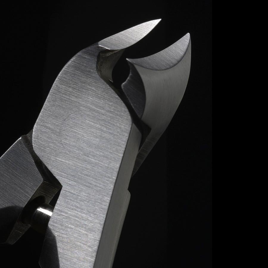 Suwada Carbon Steel Nail Nipper with Curved Blades, Black Finish, Small Nail Nipper Suwada