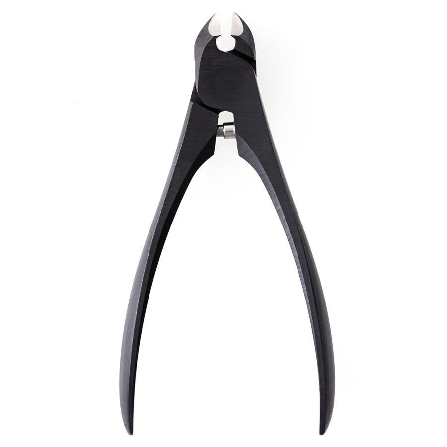 Suwada Carbon Steel Nail Nipper with Curved Blades, Black Finish, Large Nail Nipper Suwada