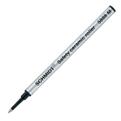 Schmidt 5888 Safety Ceramic Rollerball Pen Refill Ink Refill Schmidt Black Medium (0.7 mm)