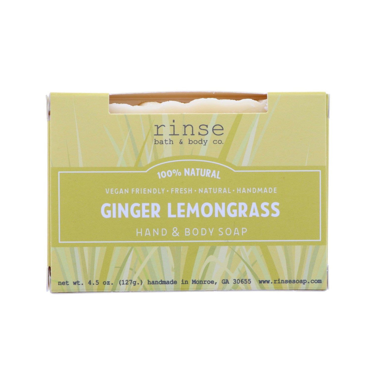 Rinse Bath & Body Co. Handmade Soap Body Soap Rinse Bath & Body Co Ginger Lemongrass Soap