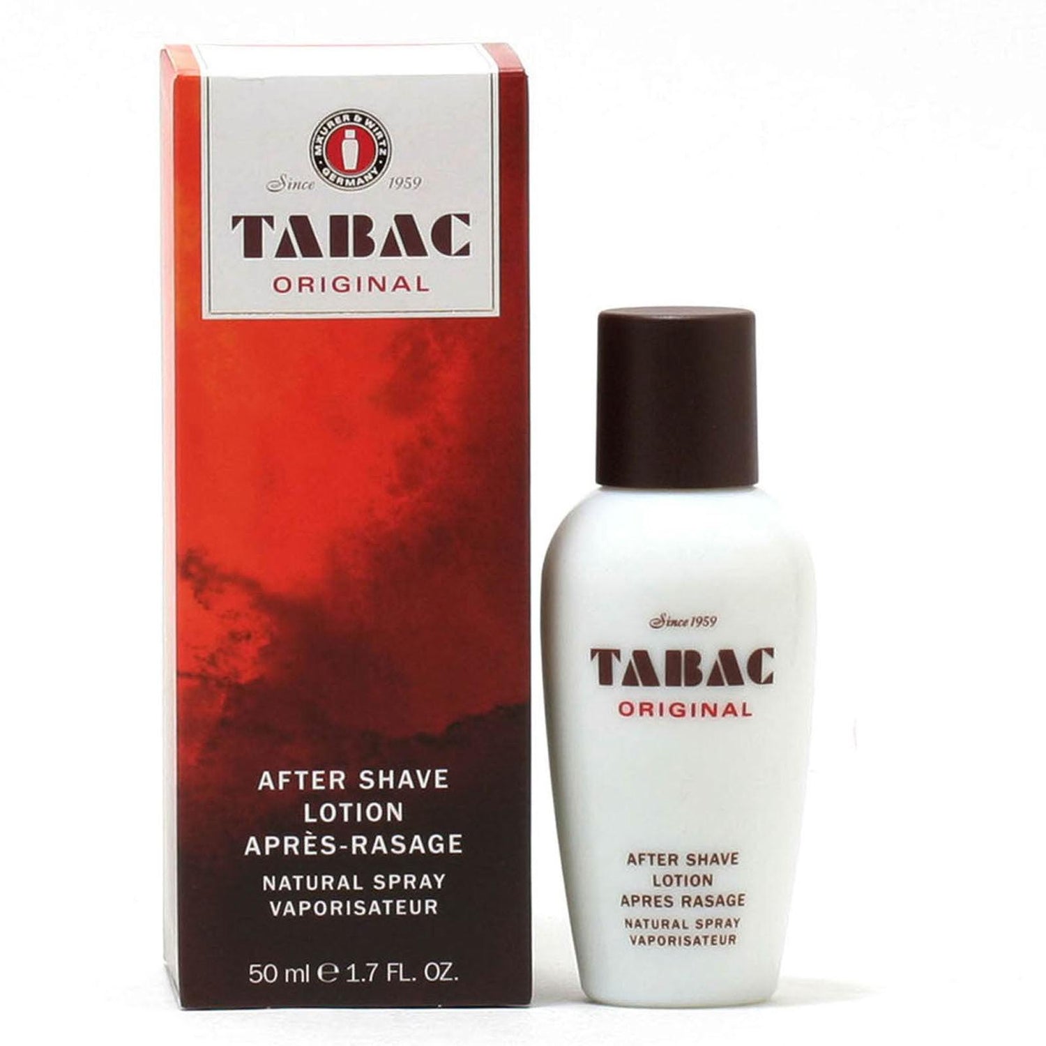 Tabac Original After Shave Lotion Aftershave Tabac 1.7 fl oz (50 ml) - Spray Bottle
