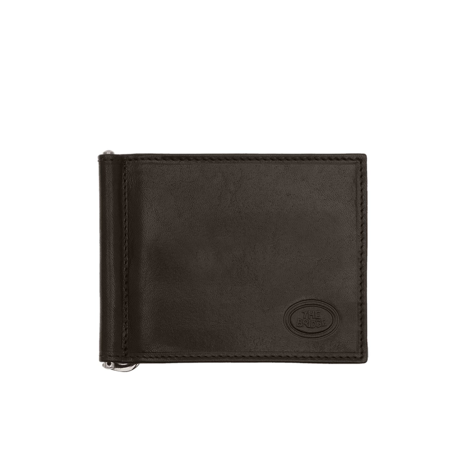 The Bridge Story Uomo Money Clip Leather Wallet with 6 CC Slots Leather Wallet The Bridge