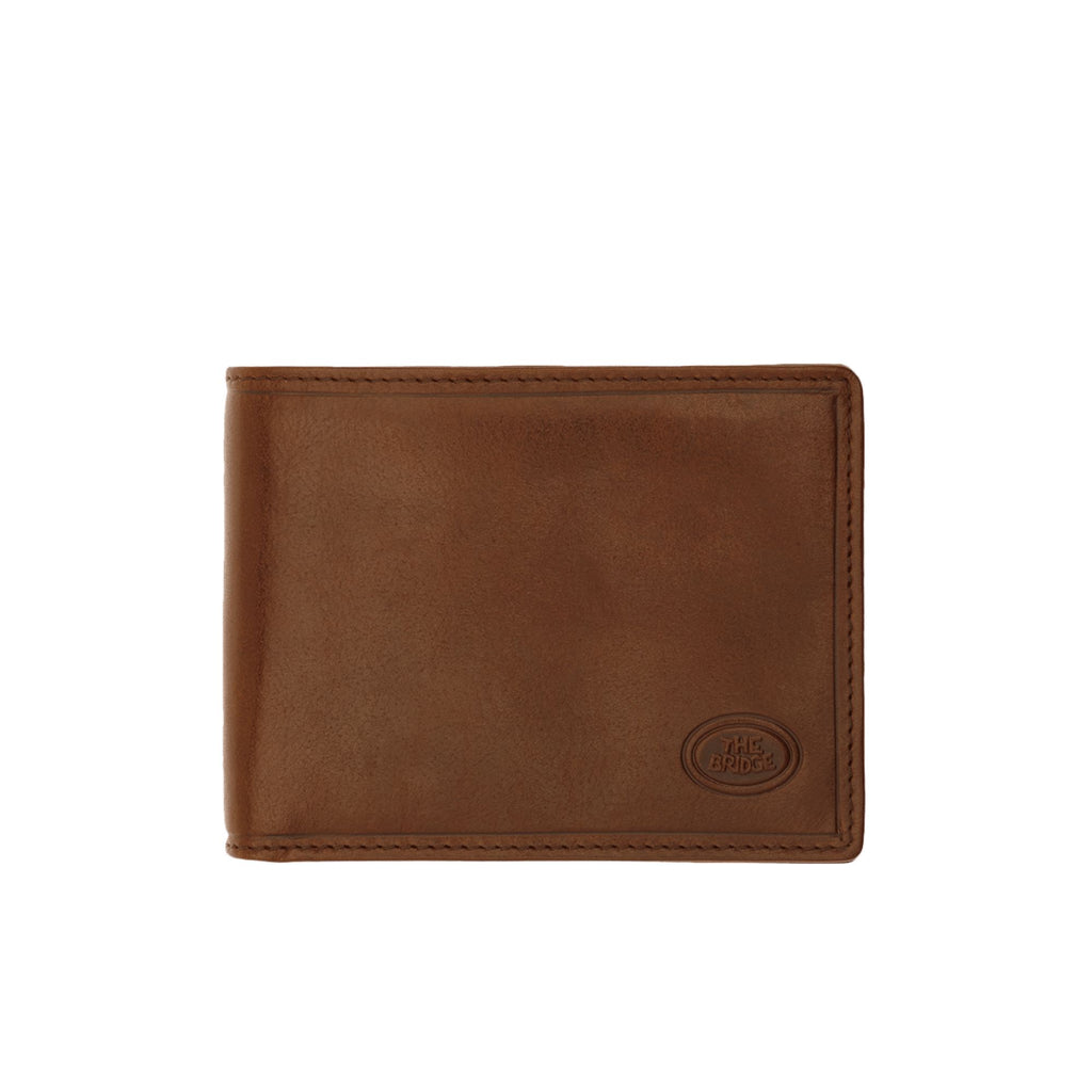 The Bridge Story Uomo Wallet with Coin Pocket and 5 CC Slots Leather Wallet The Bridge 
