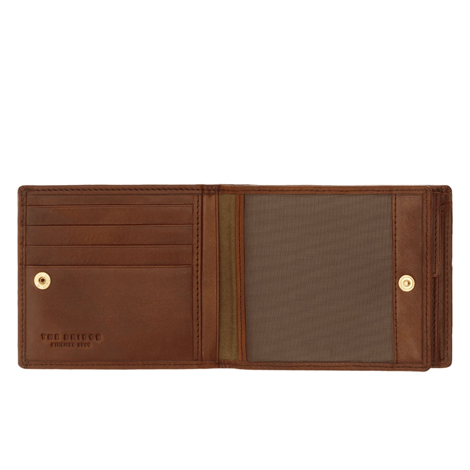 The Bridge Story Uomo Men's Wallet with 8 CC Slots and Coin Pouch Leather Wallet The Bridge
