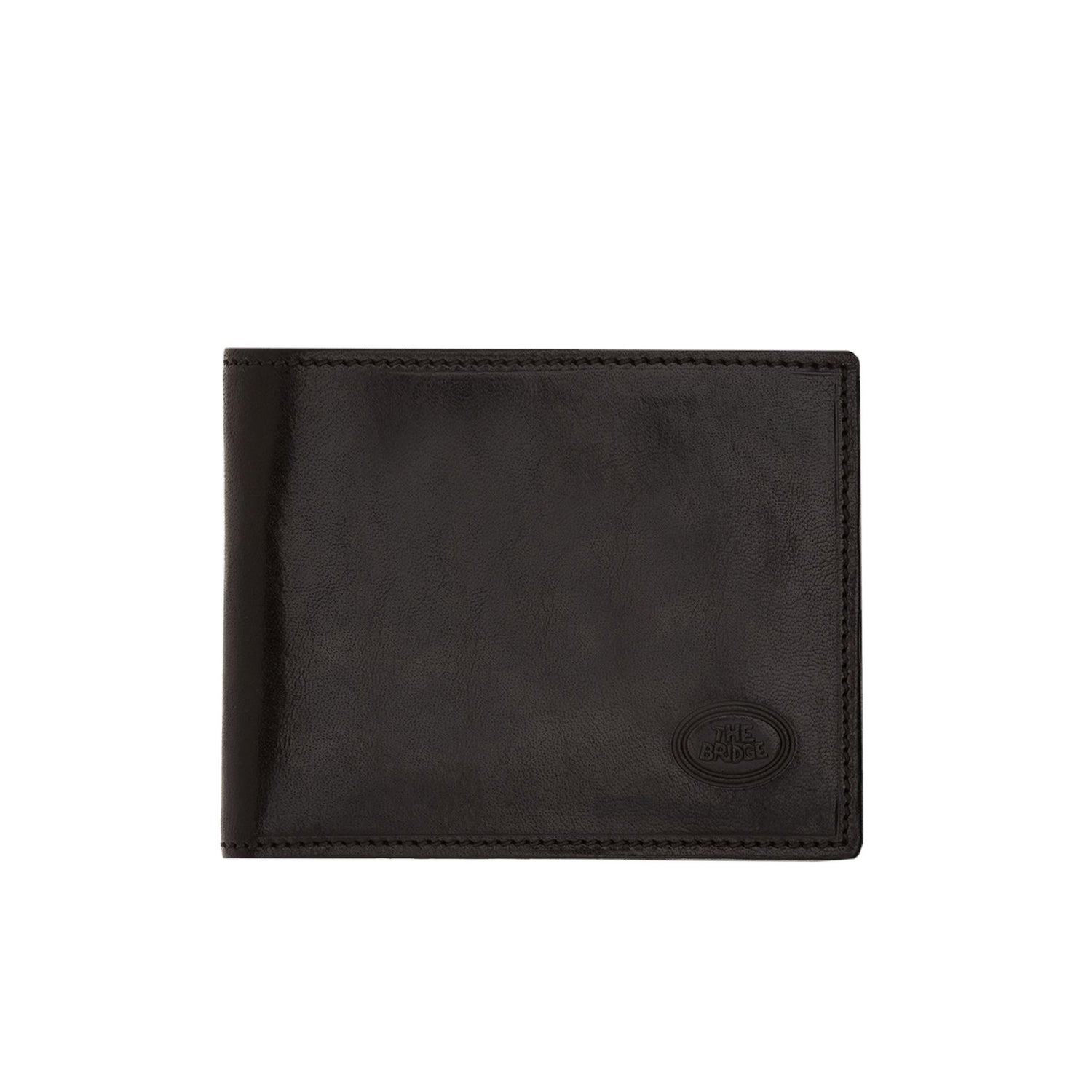 The Bridge Story Uomo Wallet with 5 CC Slots and Coin Pouch Leather Wallet The Bridge