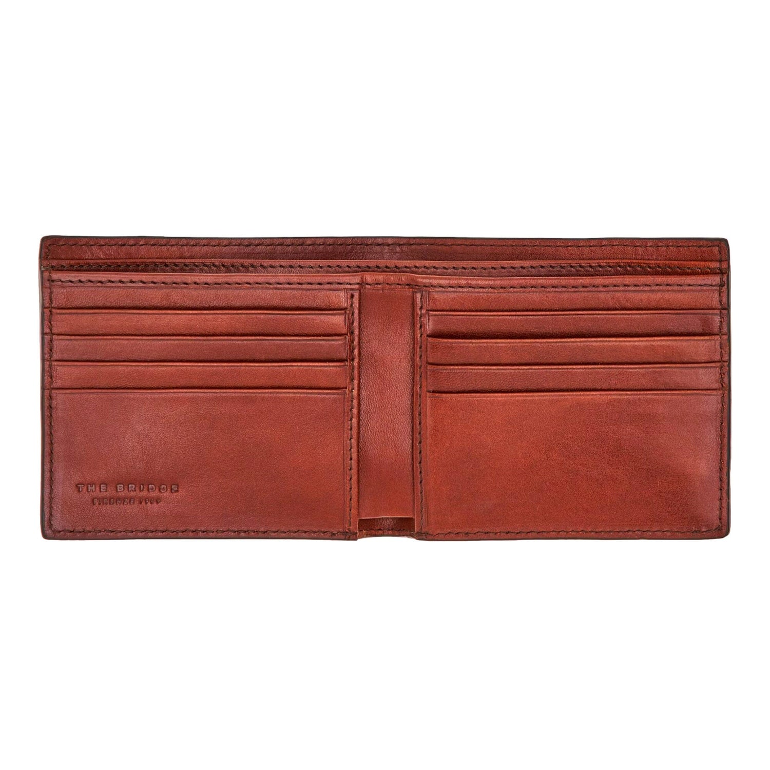 The Bridge Alberto Men's Wallet with 8 CC Slots Leather Wallet The Bridge Dark Brown