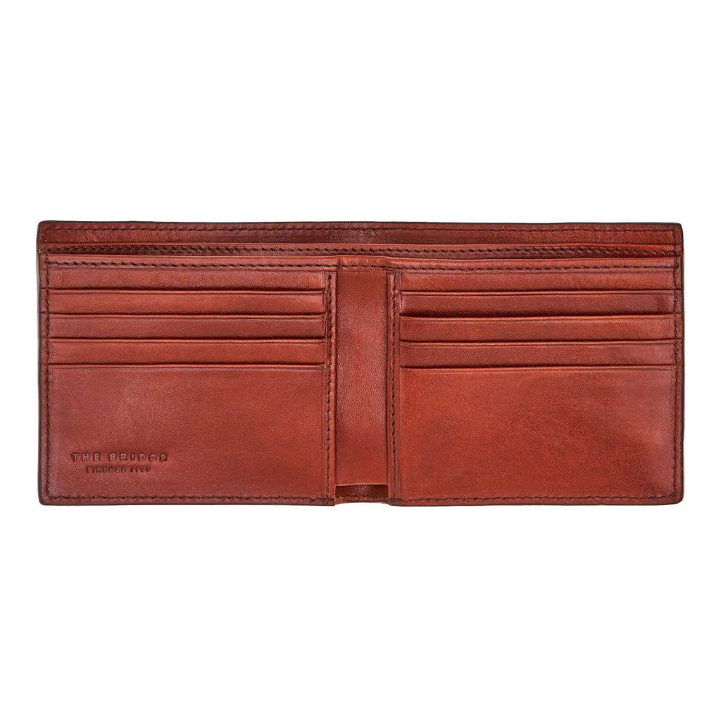 The Bridge Alberto Men's Wallet with 8 CC Slots Leather Wallet The Bridge Dark Brown 