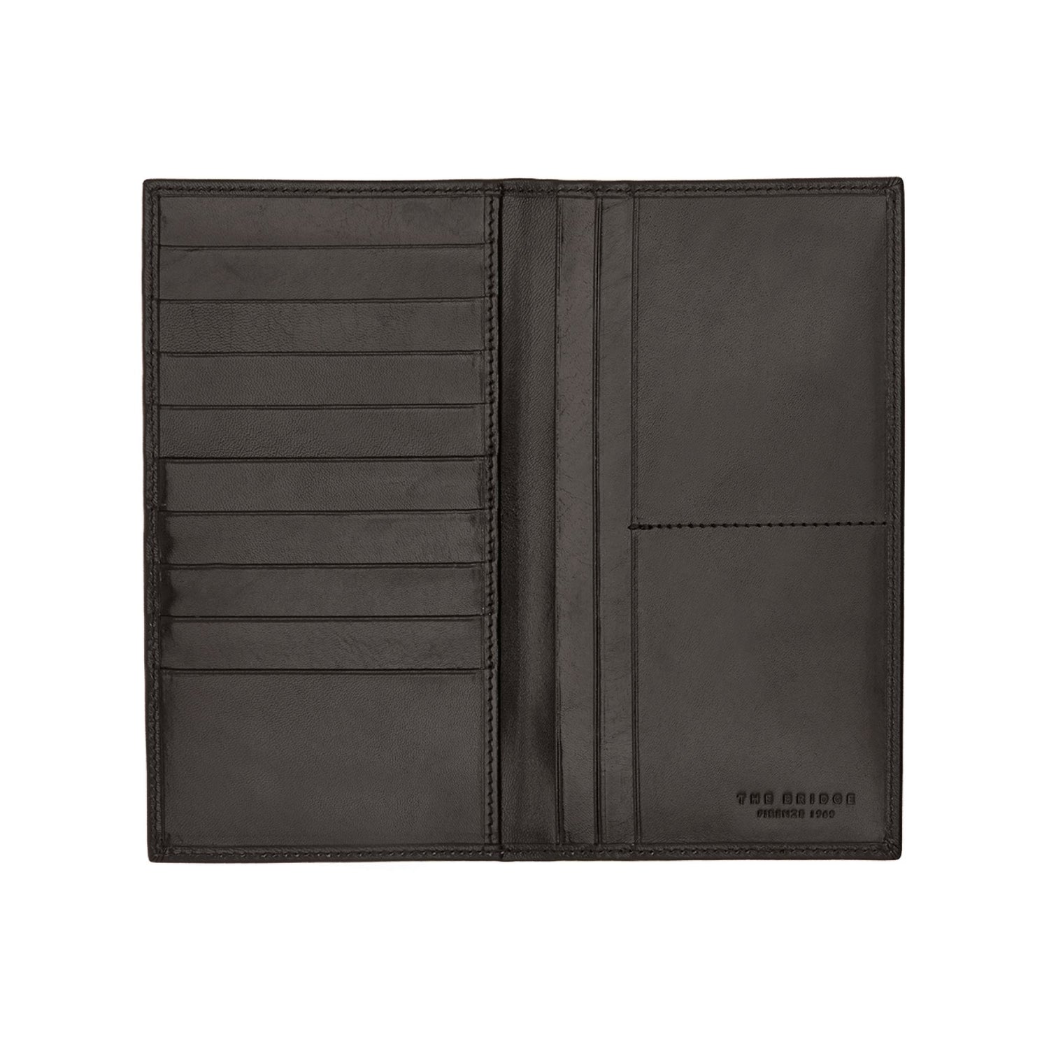 The Bridge Story Uomo Document Holder Leather Wallet The Bridge Black