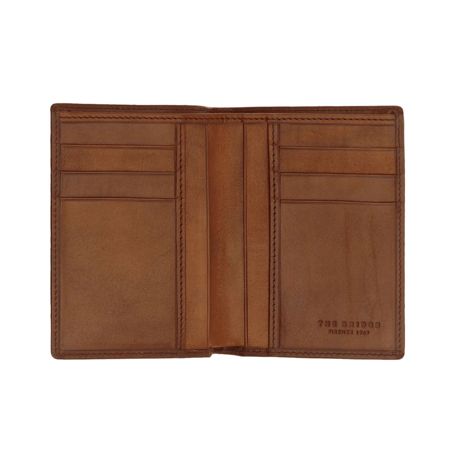 The Bridge Story Uomo Billfold Wallet with 6 CC Slots Leather Wallet The Bridge