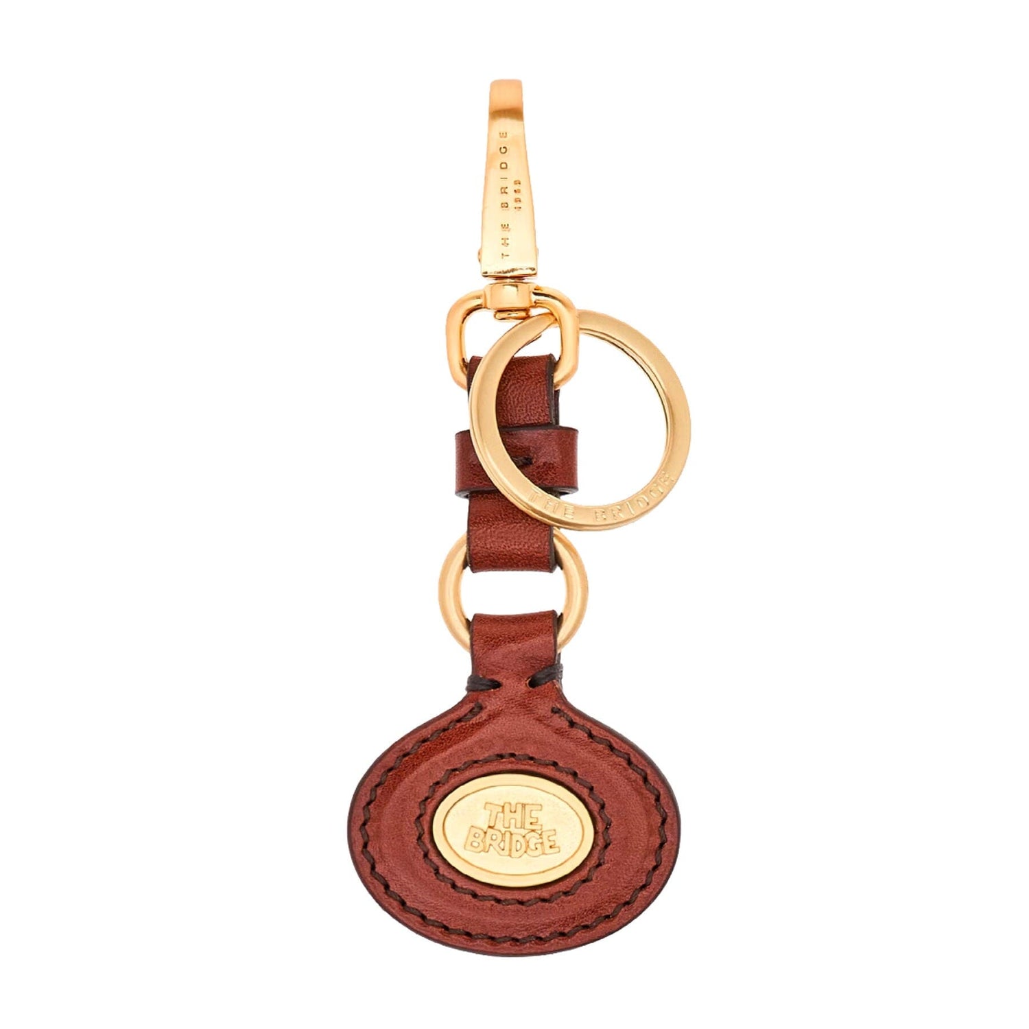 The Bridge Duccio Key Ring Key Case The Bridge Brown
